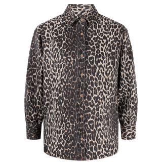 The Shirt Jacket in Leopard