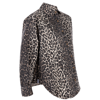 The Shirt Jacket in Leopard