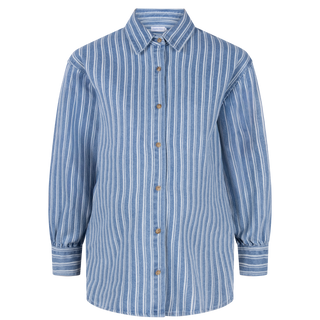 The Shirt Jacket in Stripe