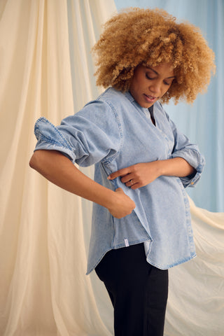 The Shirt in Light Denim
