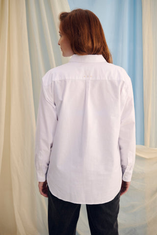 The Shirt in White Oxford cotton
