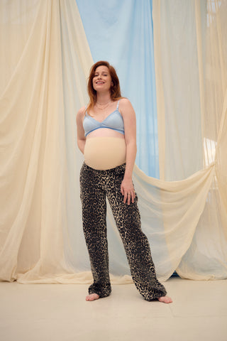 The Wide Jeans in Leopard